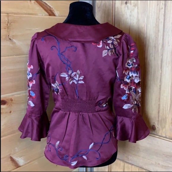 Free People Beautiful Dreams embroidered top Size small NWT FIRM - Picture 5 of 8